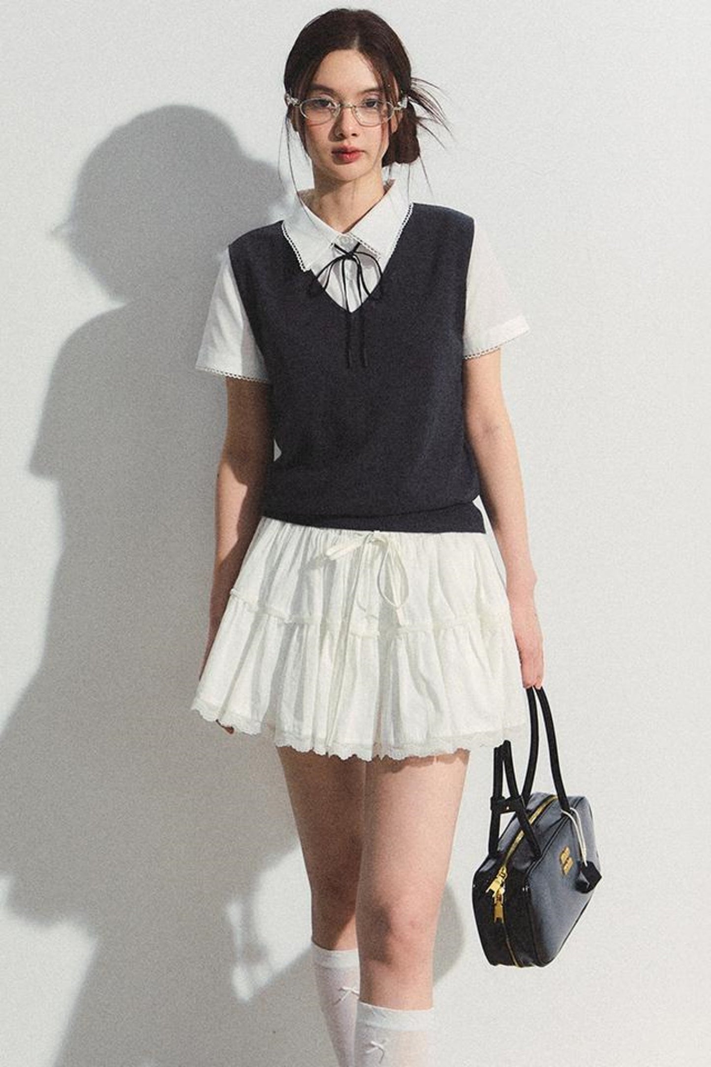 Fluffy Layered A-Line Skirt