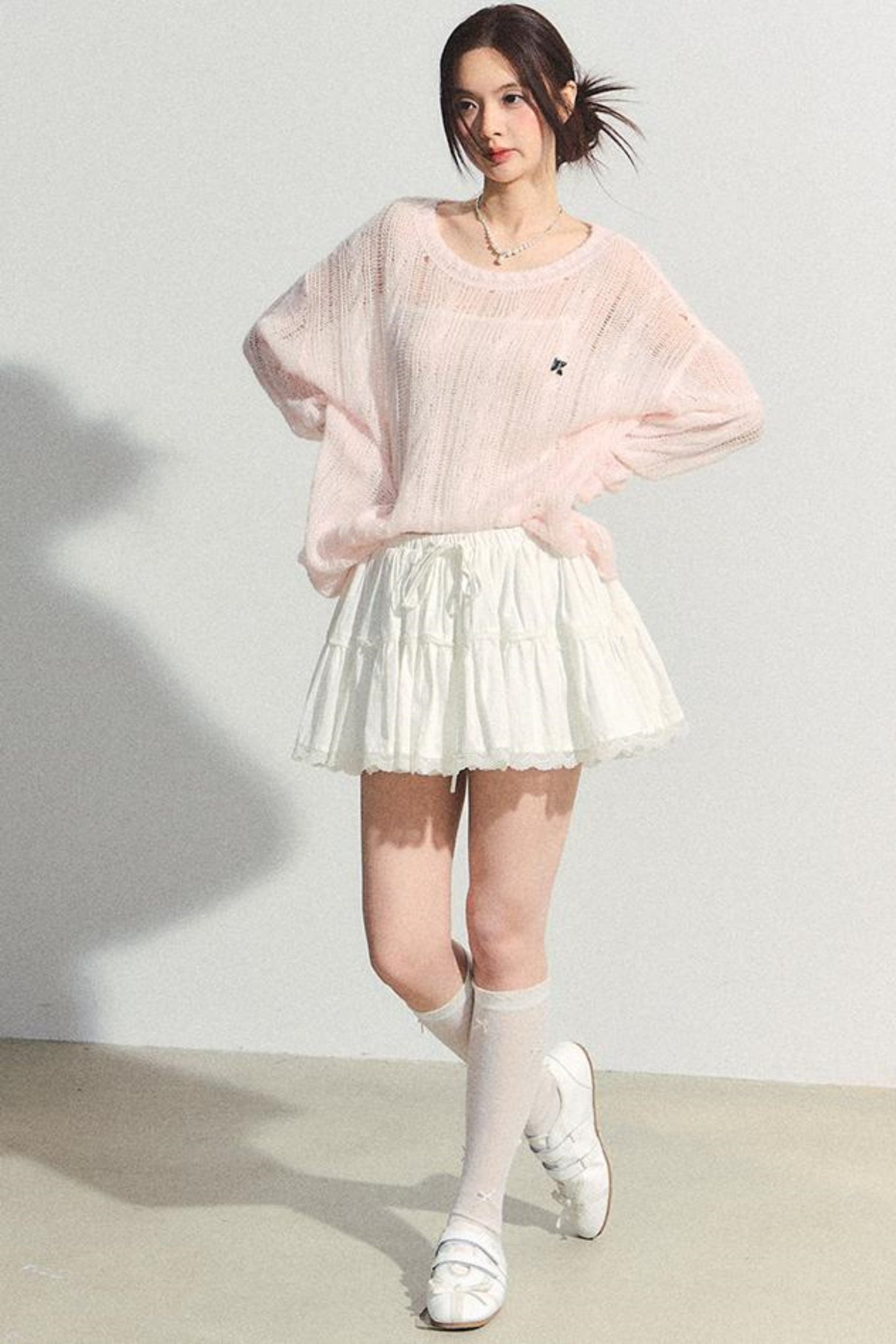 Fluffy Layered A-Line Skirt