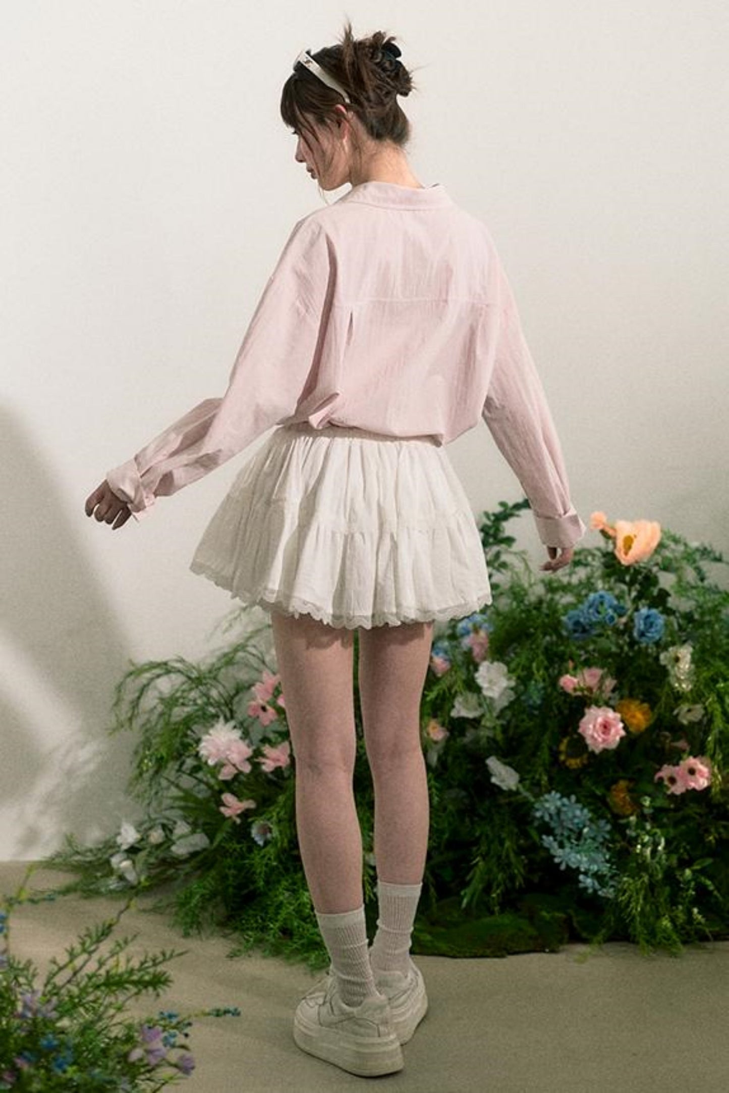 Fluffy Layered A-Line Skirt