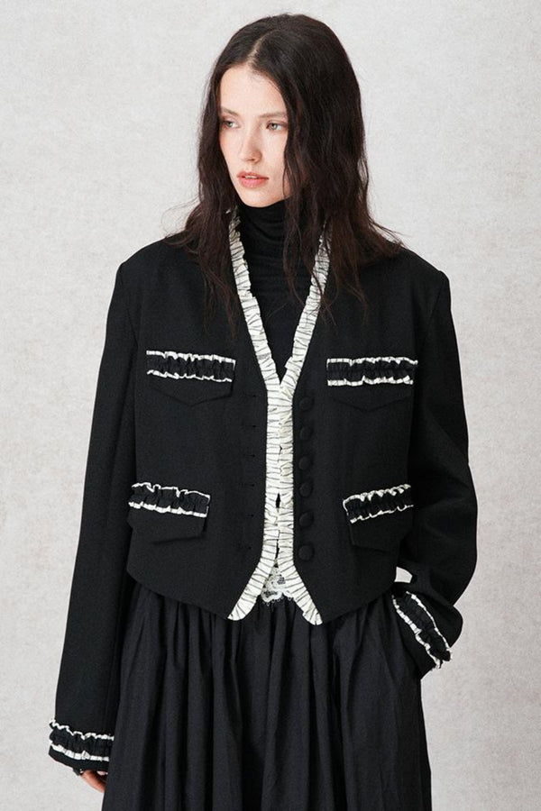 Lotus Leaf Edge Short Coat