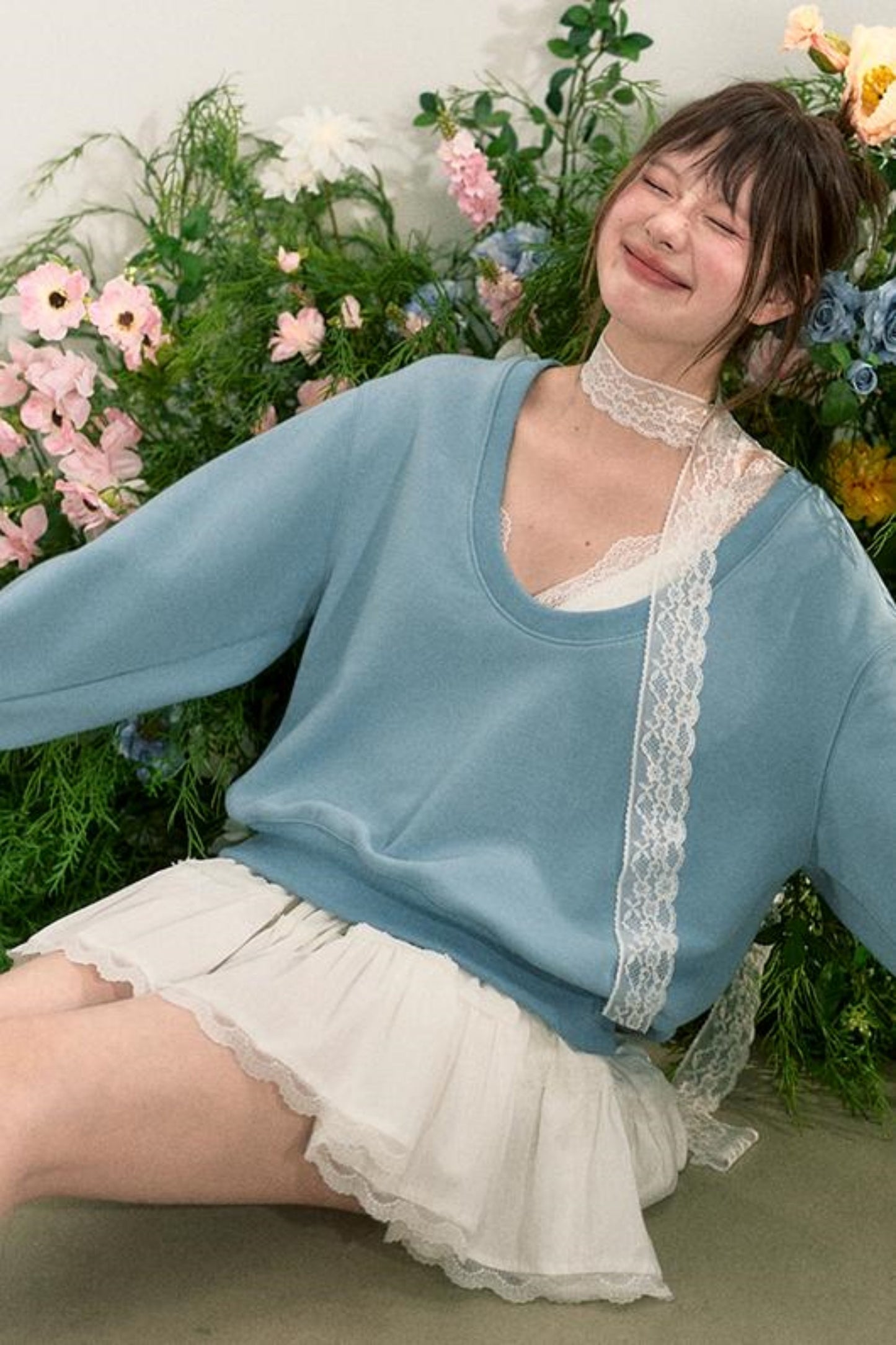 Fluffy Layered A-Line Skirt