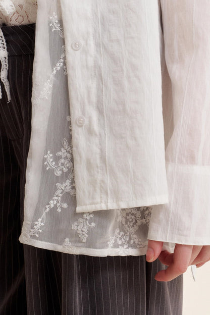 Soft Tencel Lace Shirt