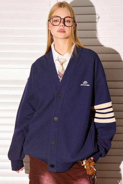 Relaxed Fit Waffle Jacket