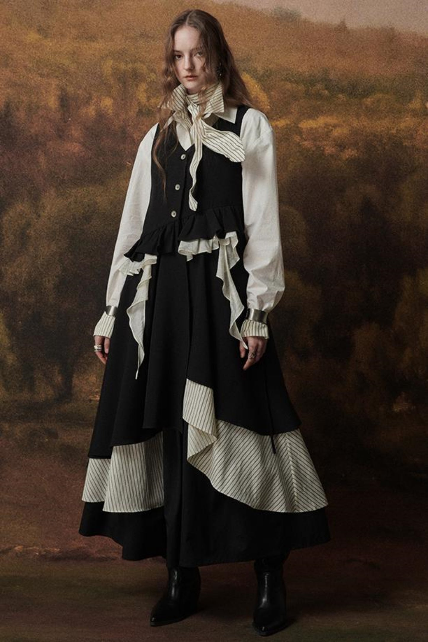 French Elegance Layered Shirt