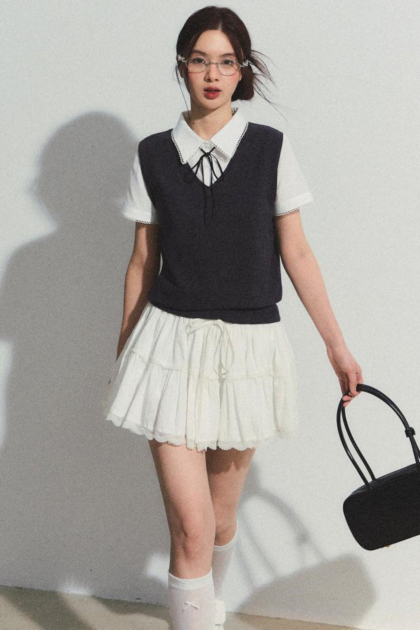 Fluffy Layered A-Line Skirt