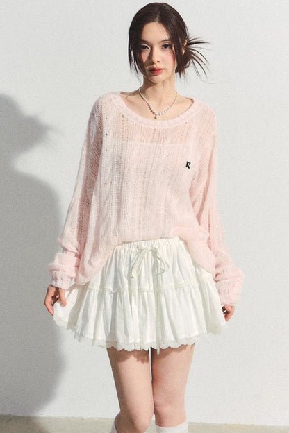 Fluffy Layered A-Line Skirt