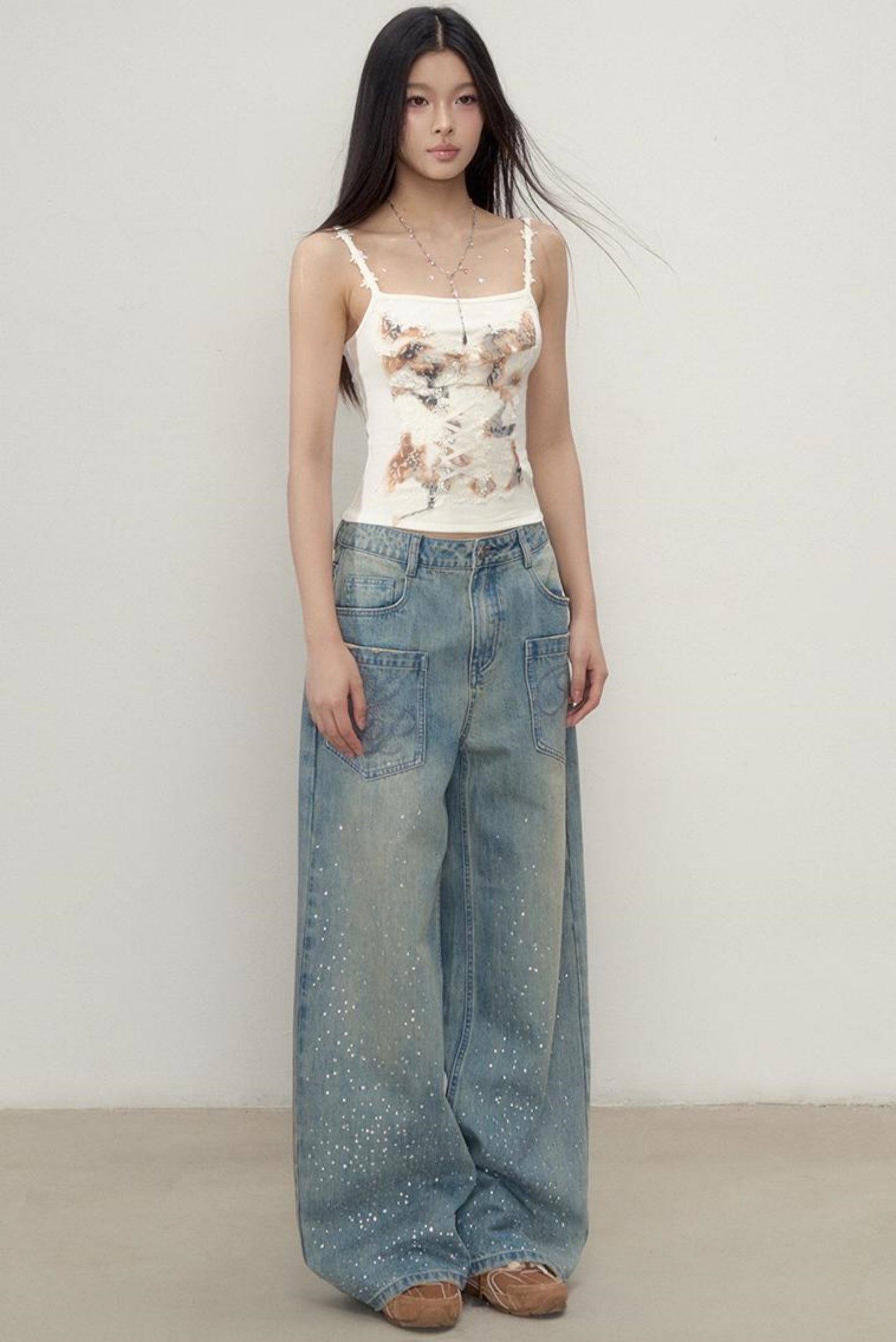 Vintage Lace Short Cami Top