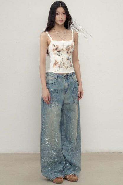 Vintage Lace Short Cami Top