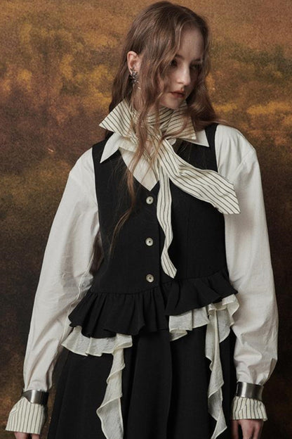 French Elegance Layered Shirt