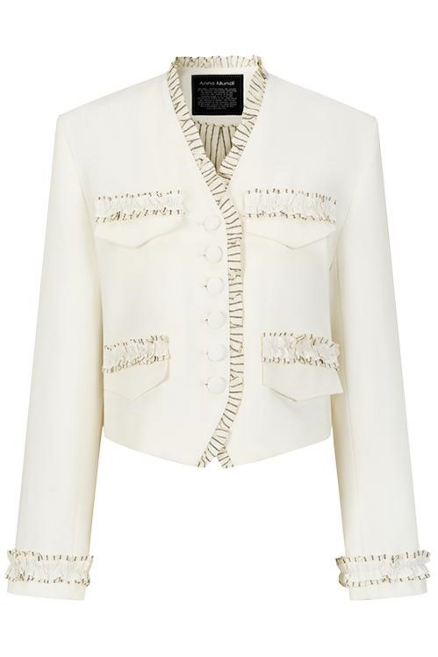 Lotusblatt Rand Kurzmantel 