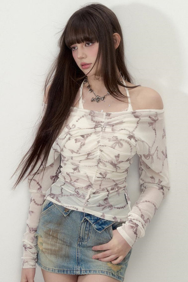 Slim Fit One Shoulder Top