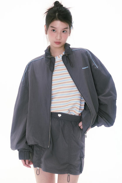 Drop Shoulder Sun Shield Jacket
