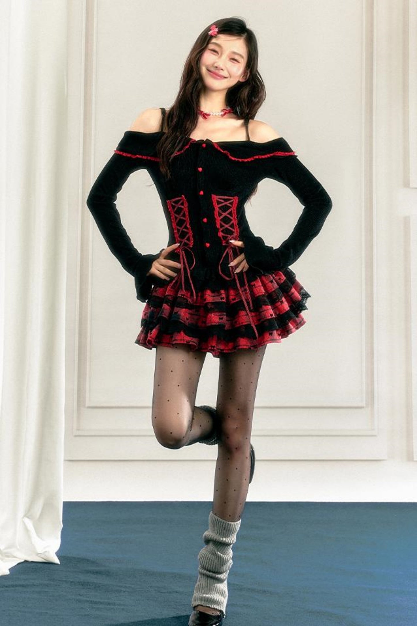 Cake Silhouette Skirt Set-Up