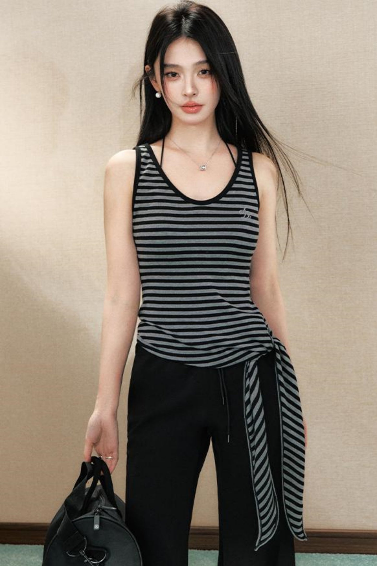 Striped U-Neck Camisole