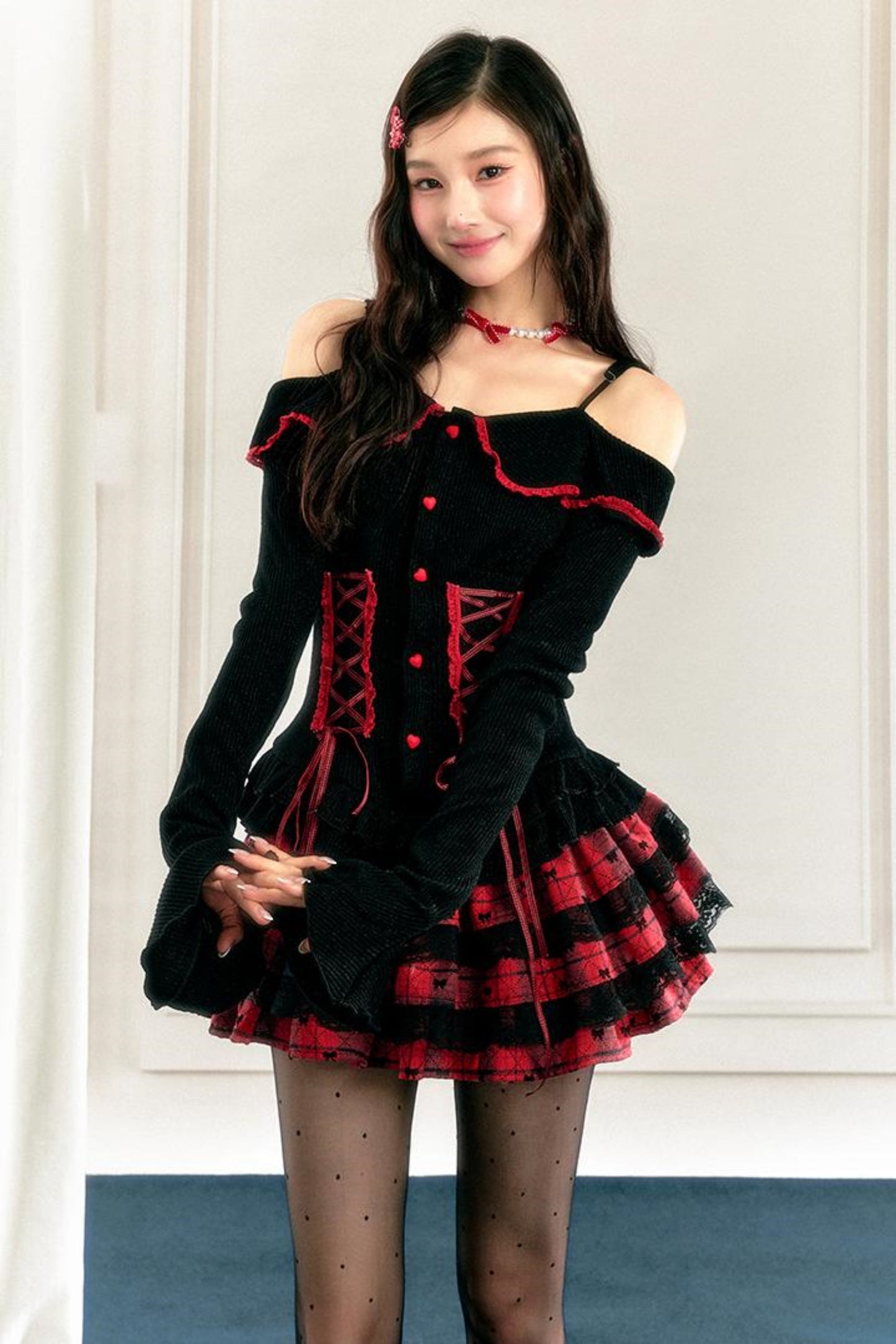 Cake Silhouette Skirt Set-Up