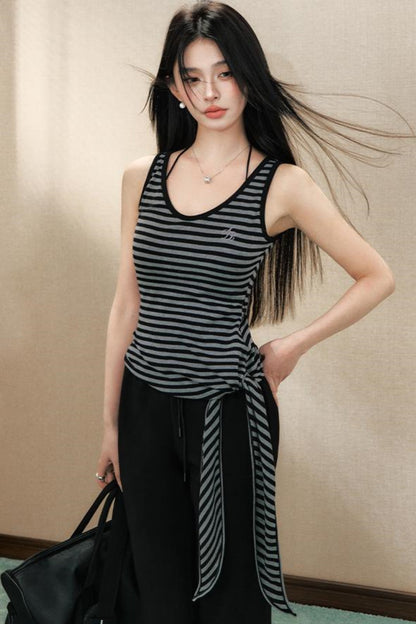 Striped U-Neck Camisole