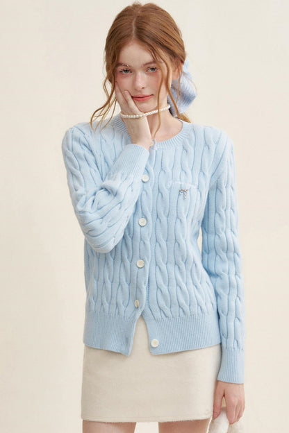 Twisted Knit Cardigan