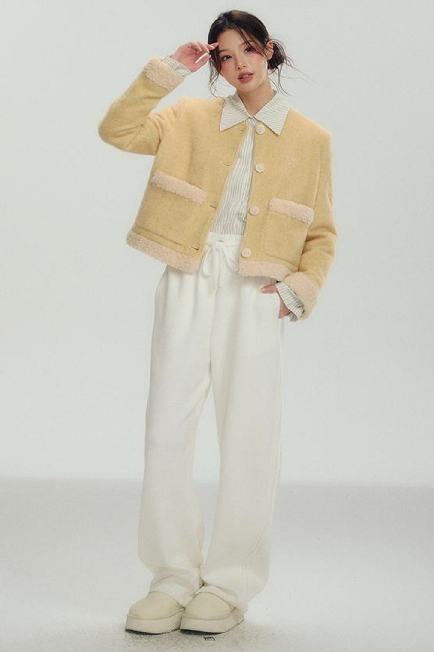 Fleece Luxe Wide-Leg Pants