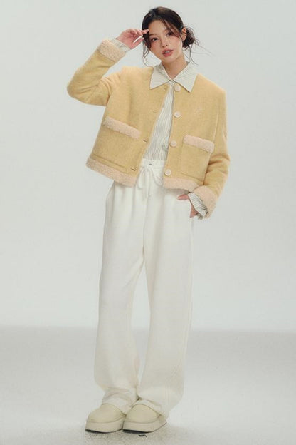 Fleece Luxe Wide-Leg Pants