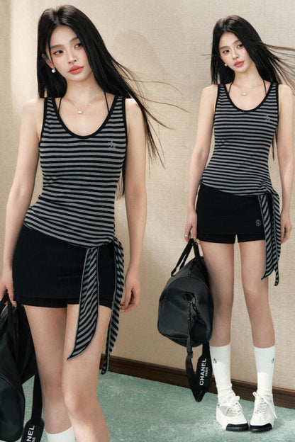 Striped U-Neck Camisole