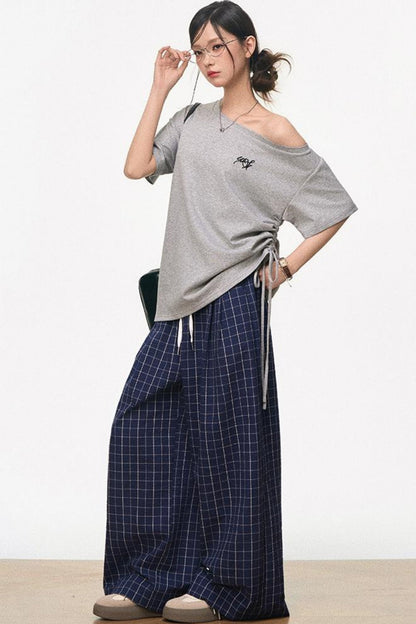 Tricolor Shoulder Top