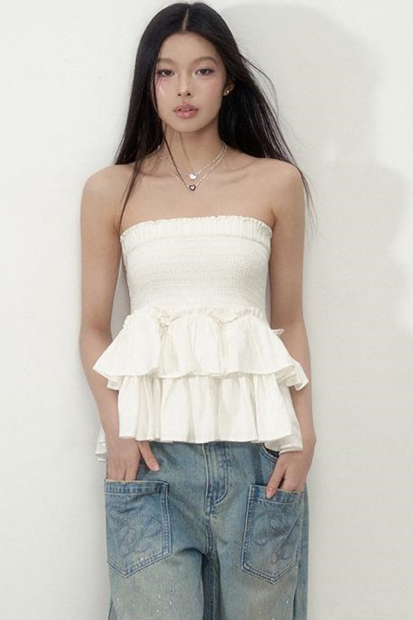 Ruched Off-Shoulder Top