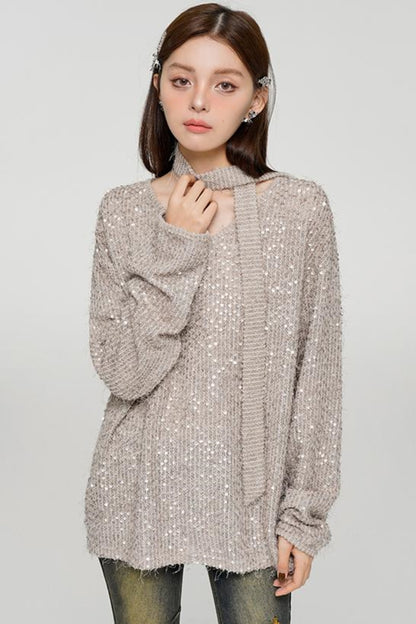 Sweet Sequin Sweater