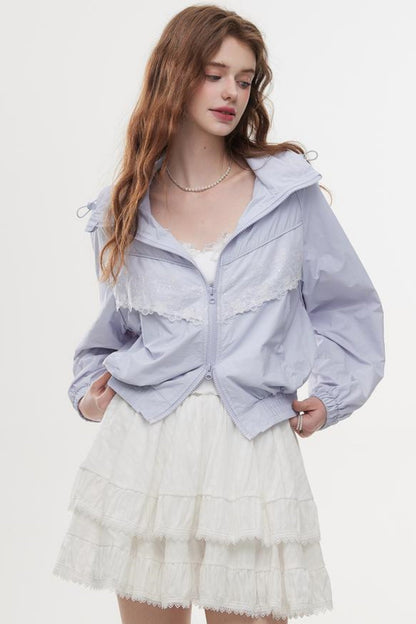 Lace Sun Hood Jacket