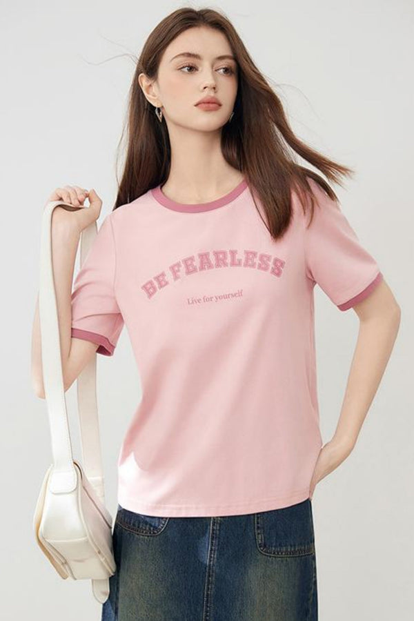 Modern Oversized Letter T-Shirt