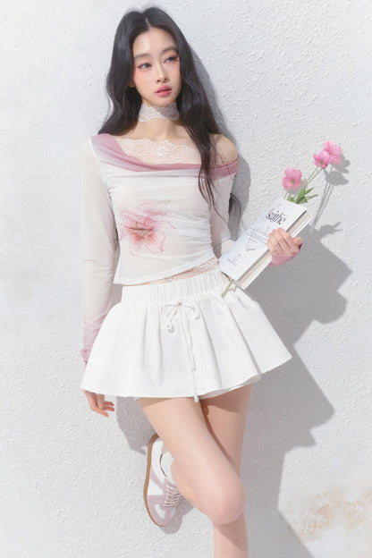 Romance A-Line Layered Skirt