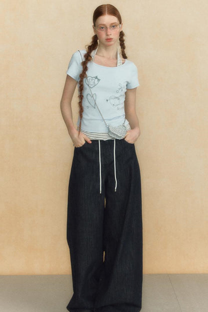 Trendy Graphic T-Shirt