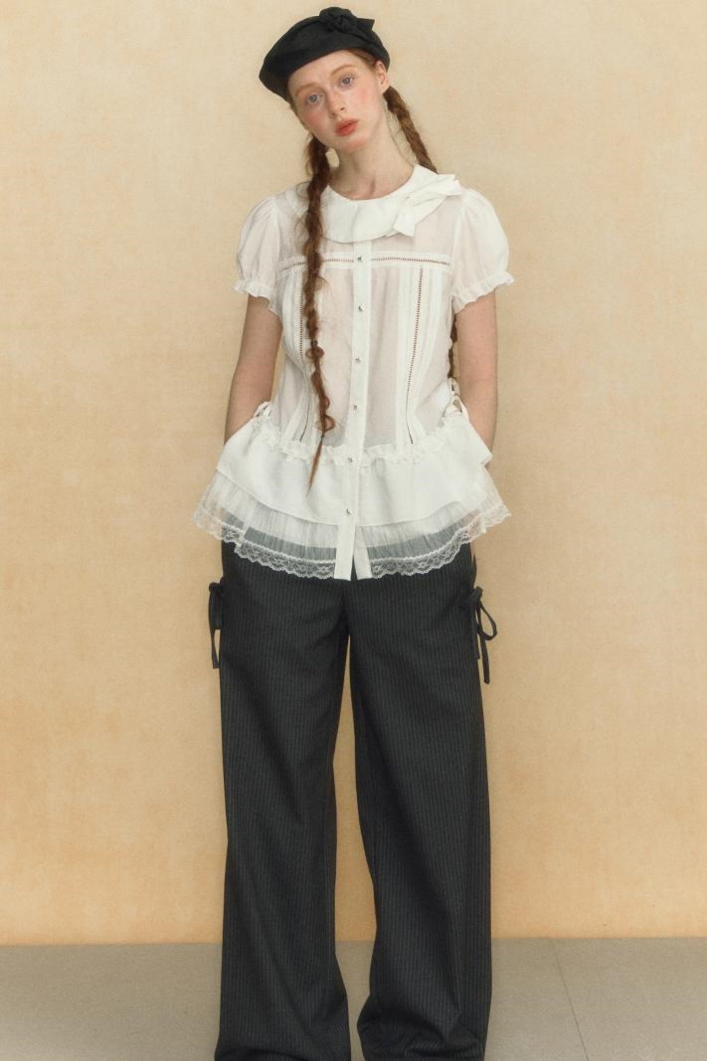 Puff Sleeve Vintage Blouse