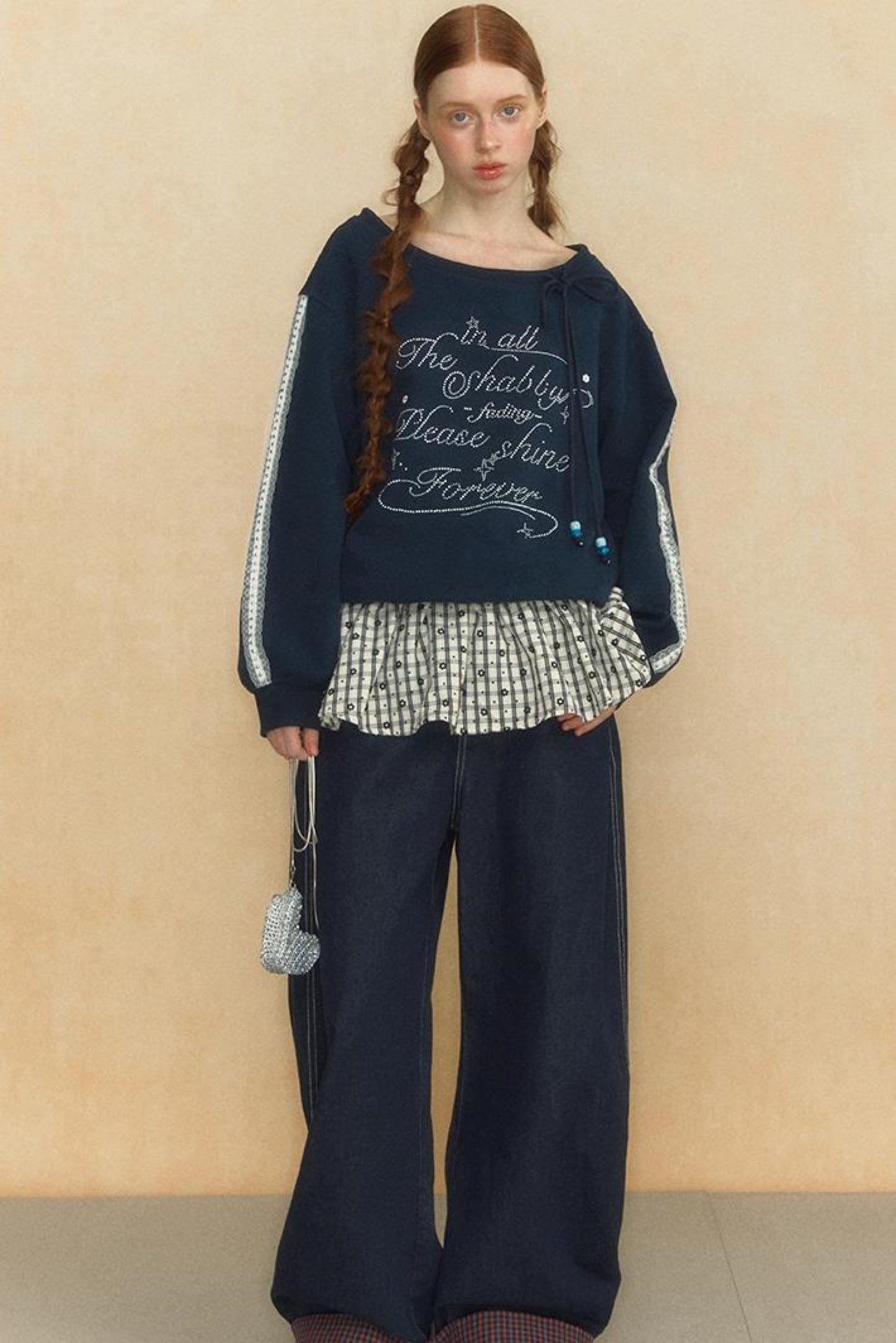 Slouchy One-Shoulder Sweater