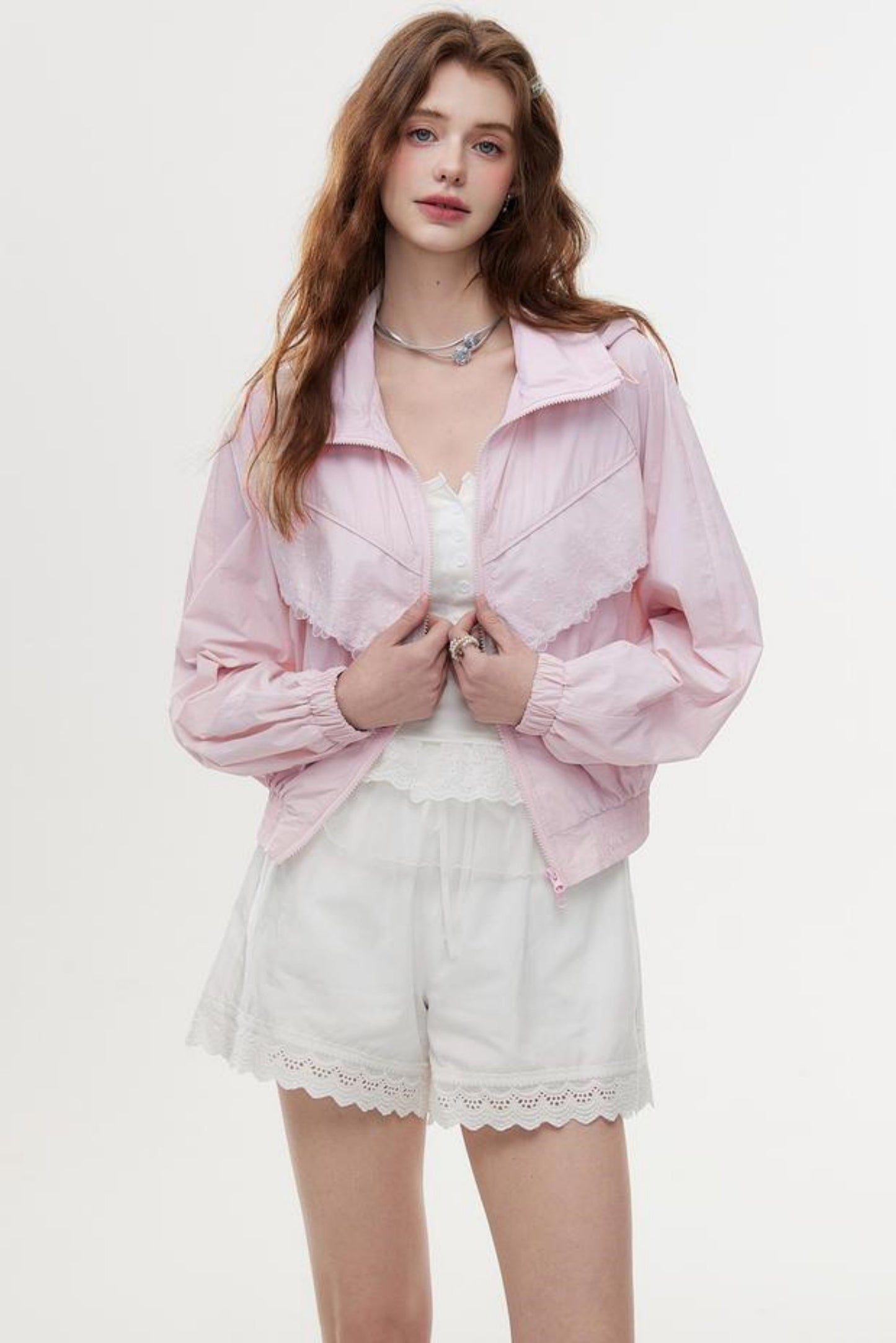 Lace Sun Hood Jacket