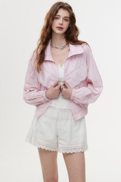 Lace Sun Hood Jacket