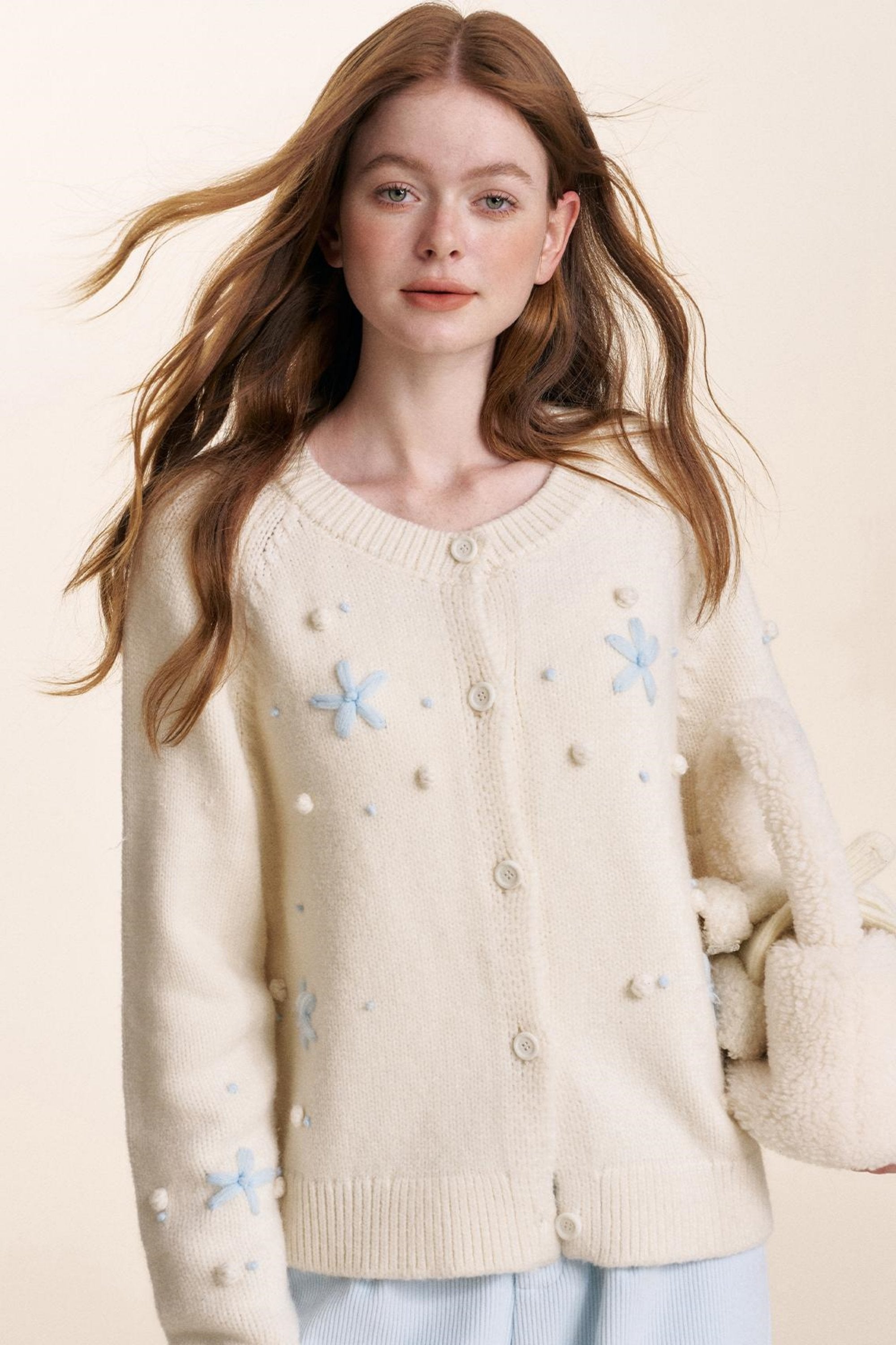 Snowflake Knit Cardigan – UrbanSheek