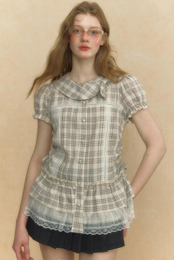 Puff Sleeve Vintage Blouse