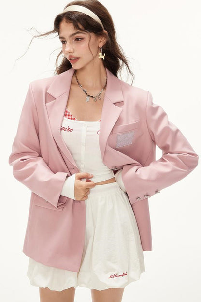 Korean Lace Oversized Jacket