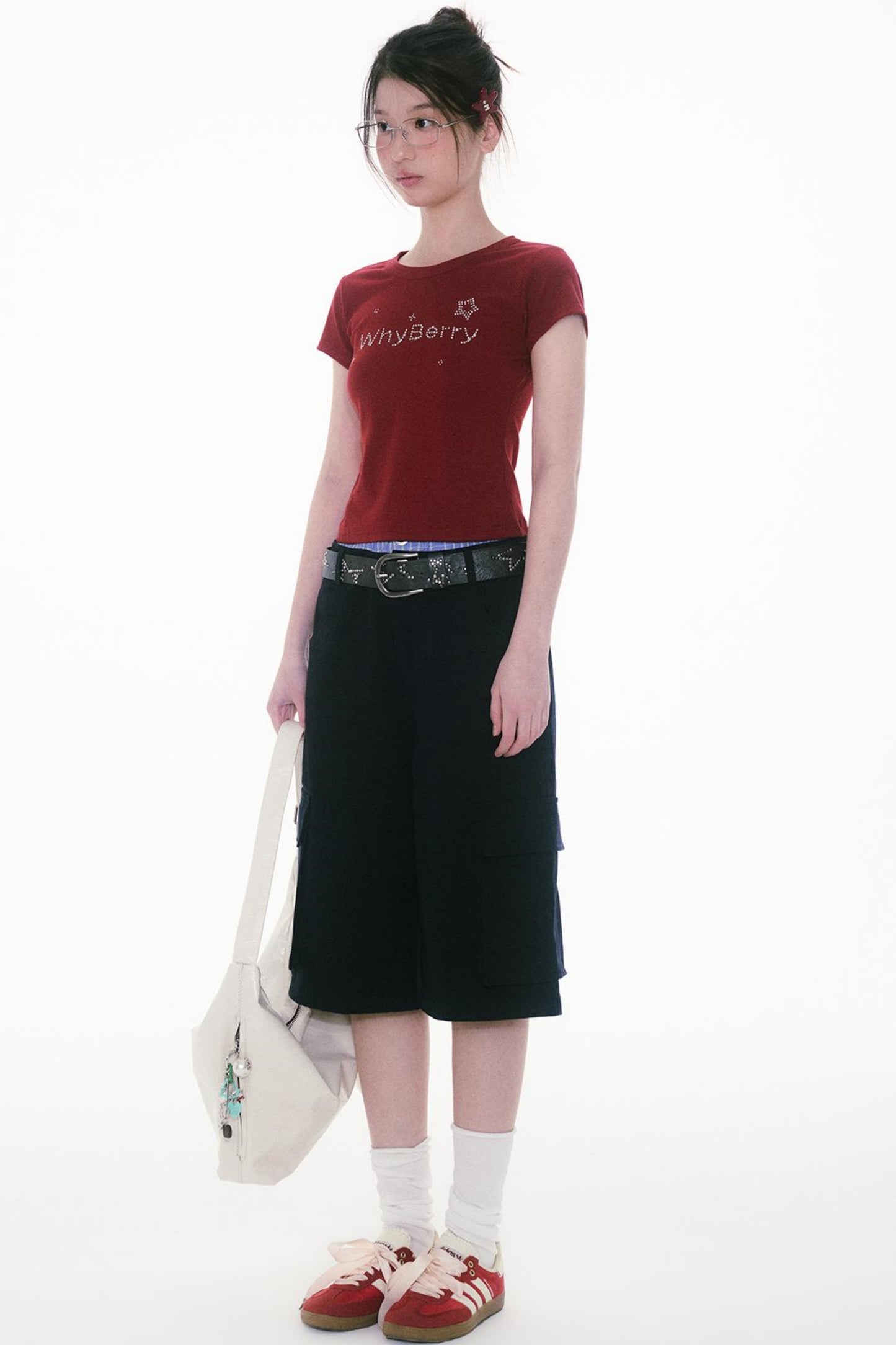 Mid Length Loose Wide Pants