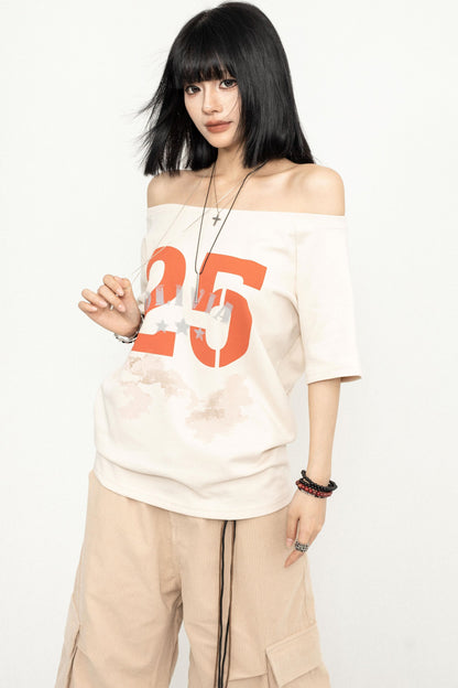 One-Shoulder Slouchy Tee