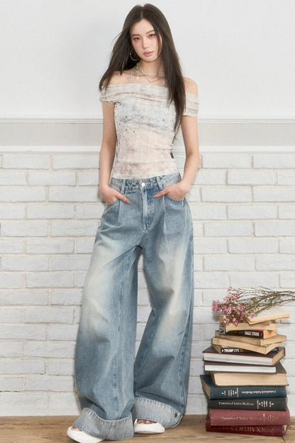 Vibrant One-Shoulder Top