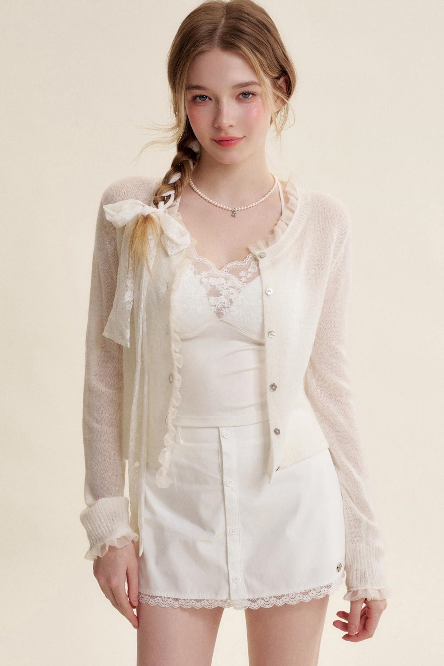 Lace Petal Slim Camisole