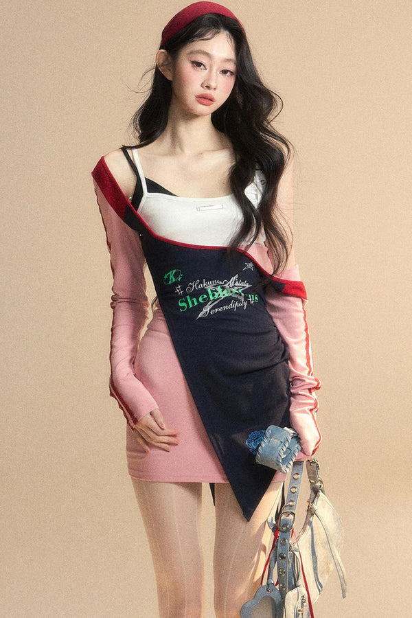 Navy Spicy Summer Lace Dress