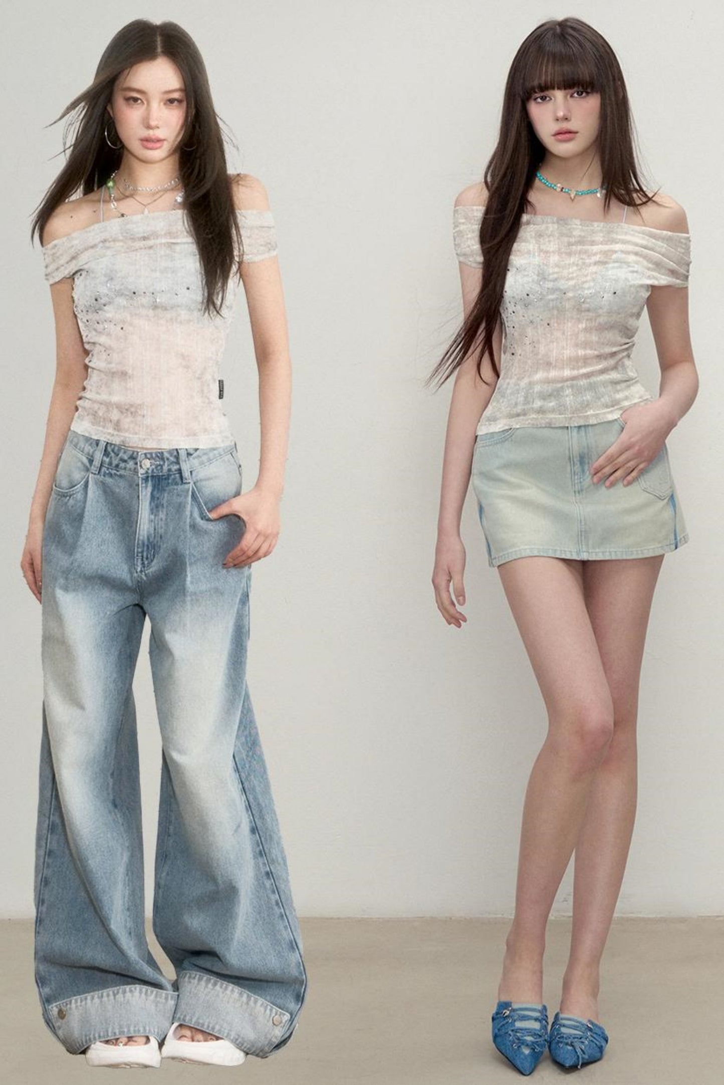 Vibrant One-Shoulder Top