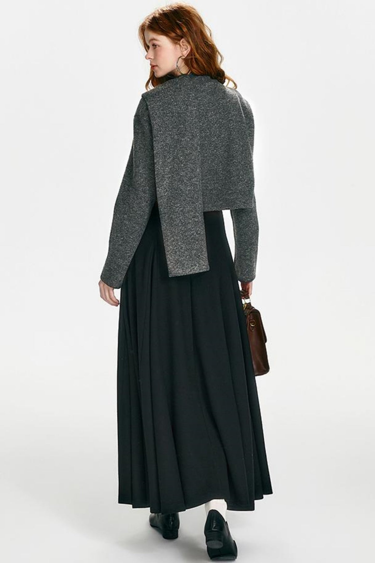 Luxe Gold Shawl Dress Set-Up