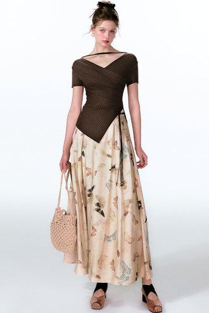 Pleat Bustier Set-Up