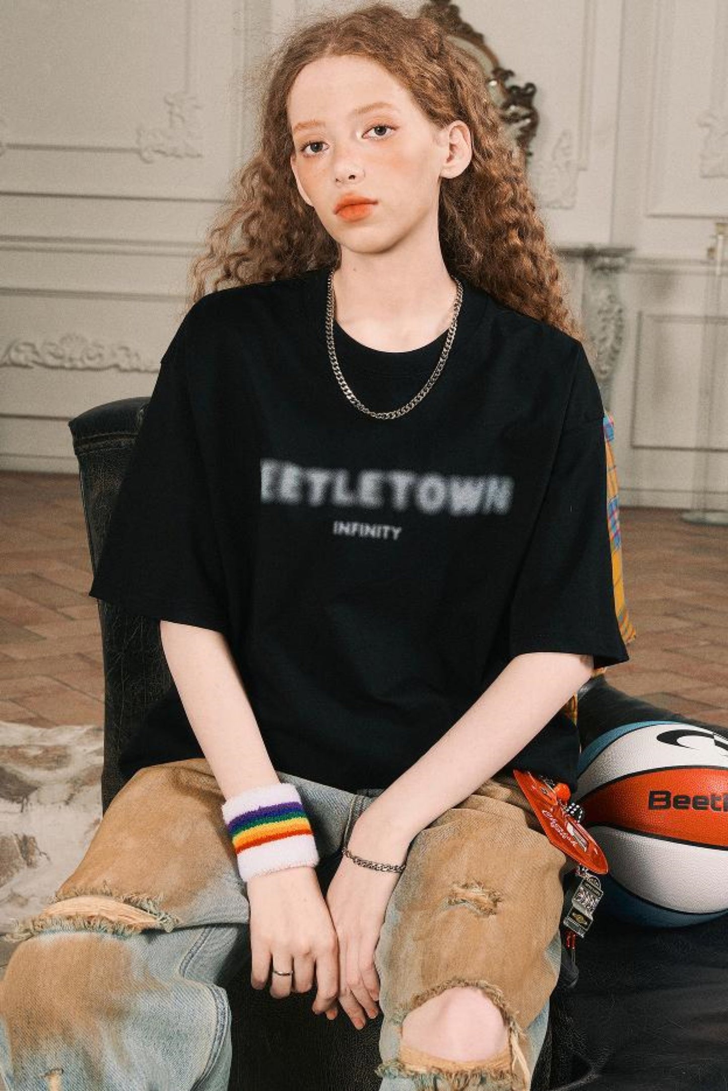 Summer Loose And Short Beetle Tee