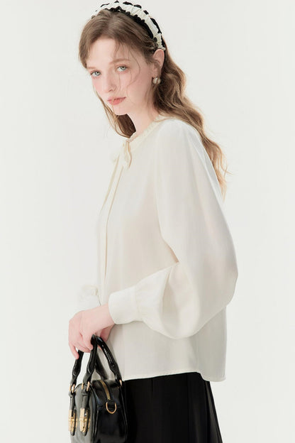 Spring Pleated A-Line Skirt