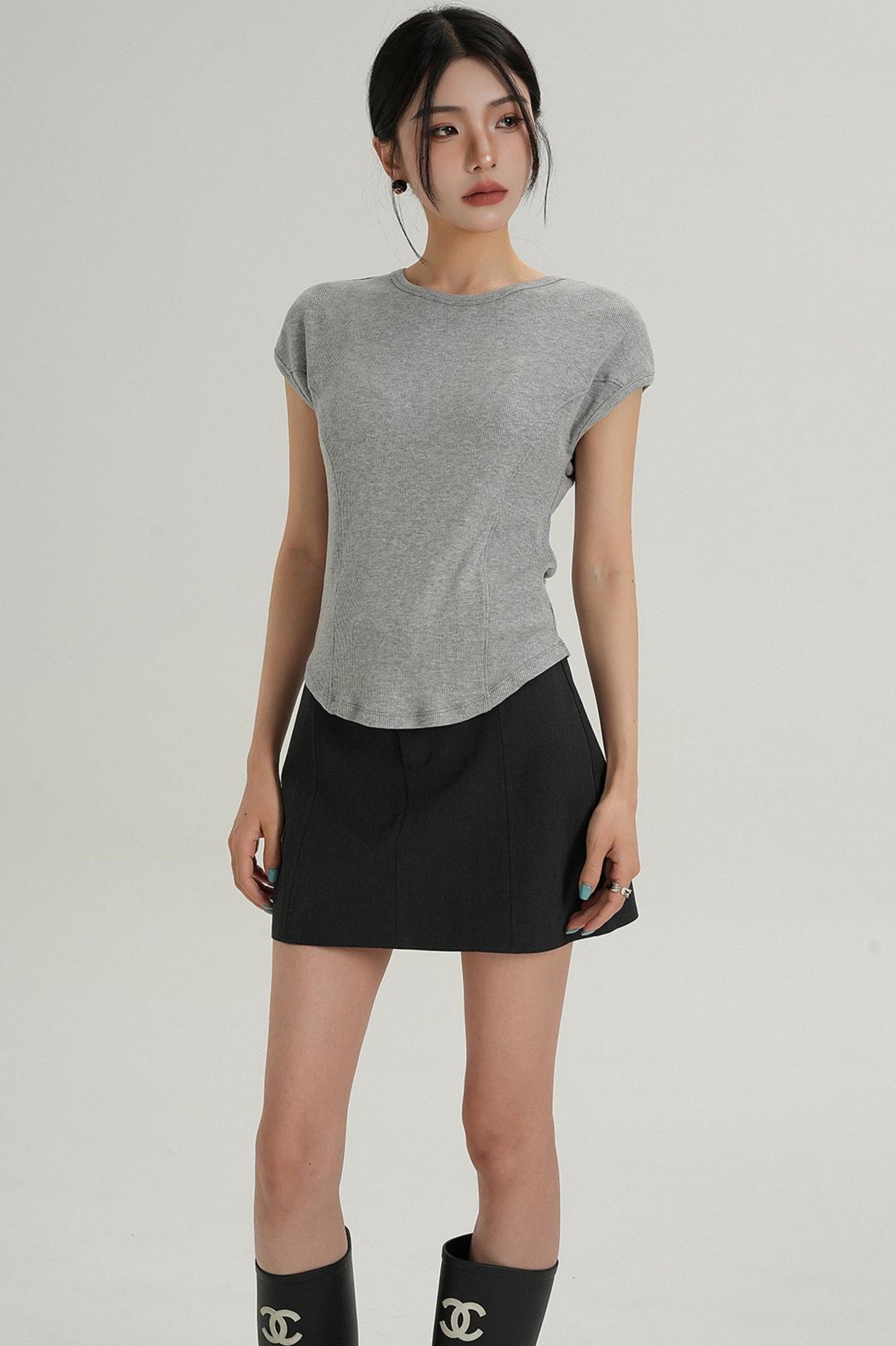 Slim Fit Round Neck Tee