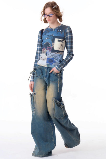 Retro Rabbit Print Tee